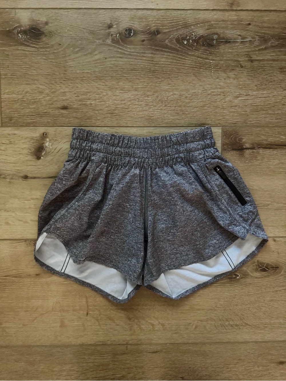 Lululemon Track That Short Heather Gray Size 4